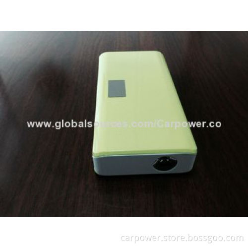 Mini super quality functional car jump starter, 12V, 1,200mAh